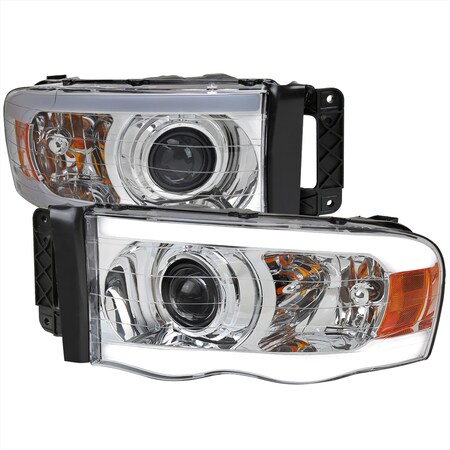 Spec-D Tuning 02-05 Dodge Ram Projector Headlights 2LHP-DGP02-G3-GO